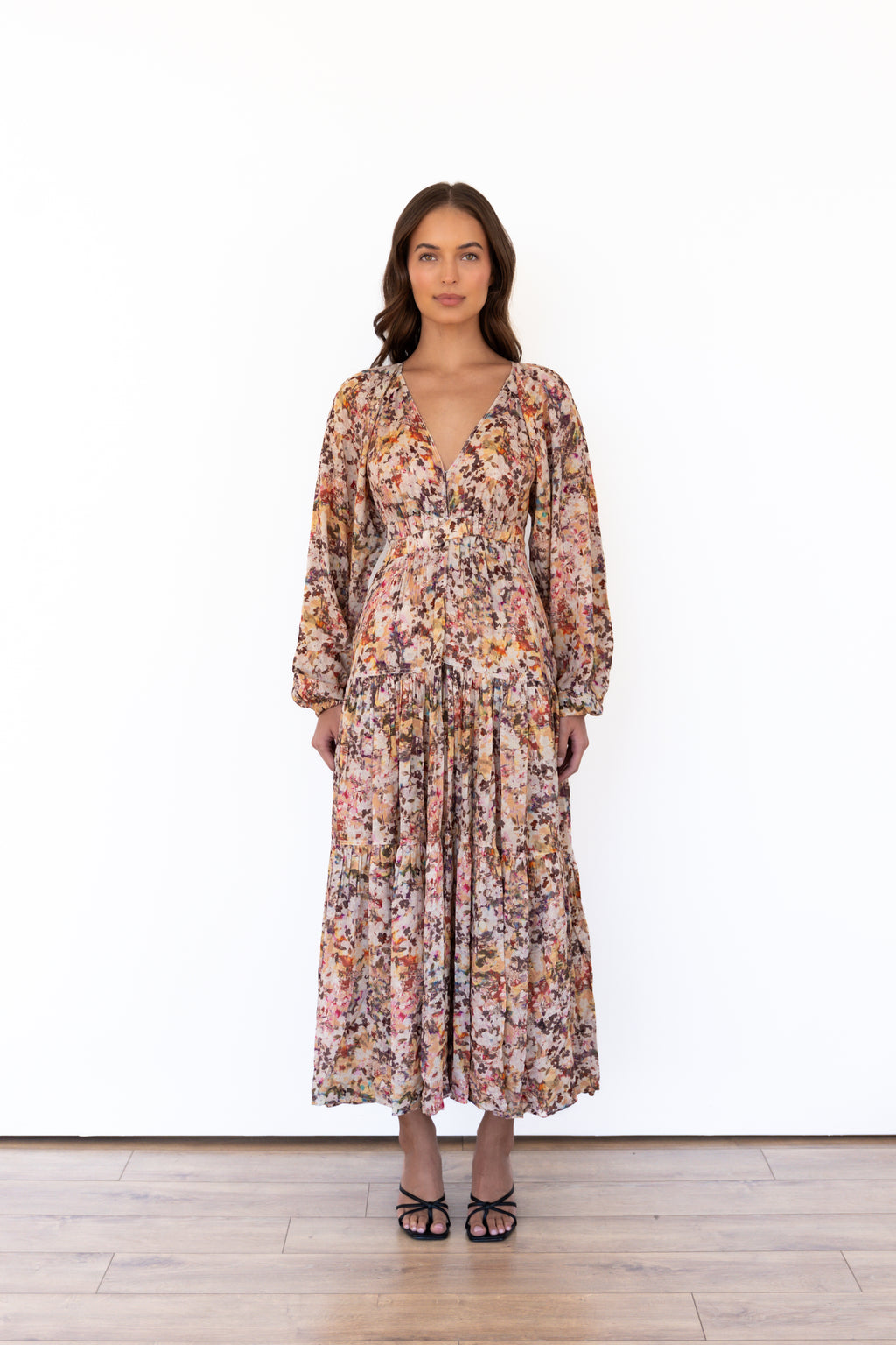 Duncan V Neck Maxi Dress