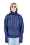 Sofia Chunky Turtleneck Navy